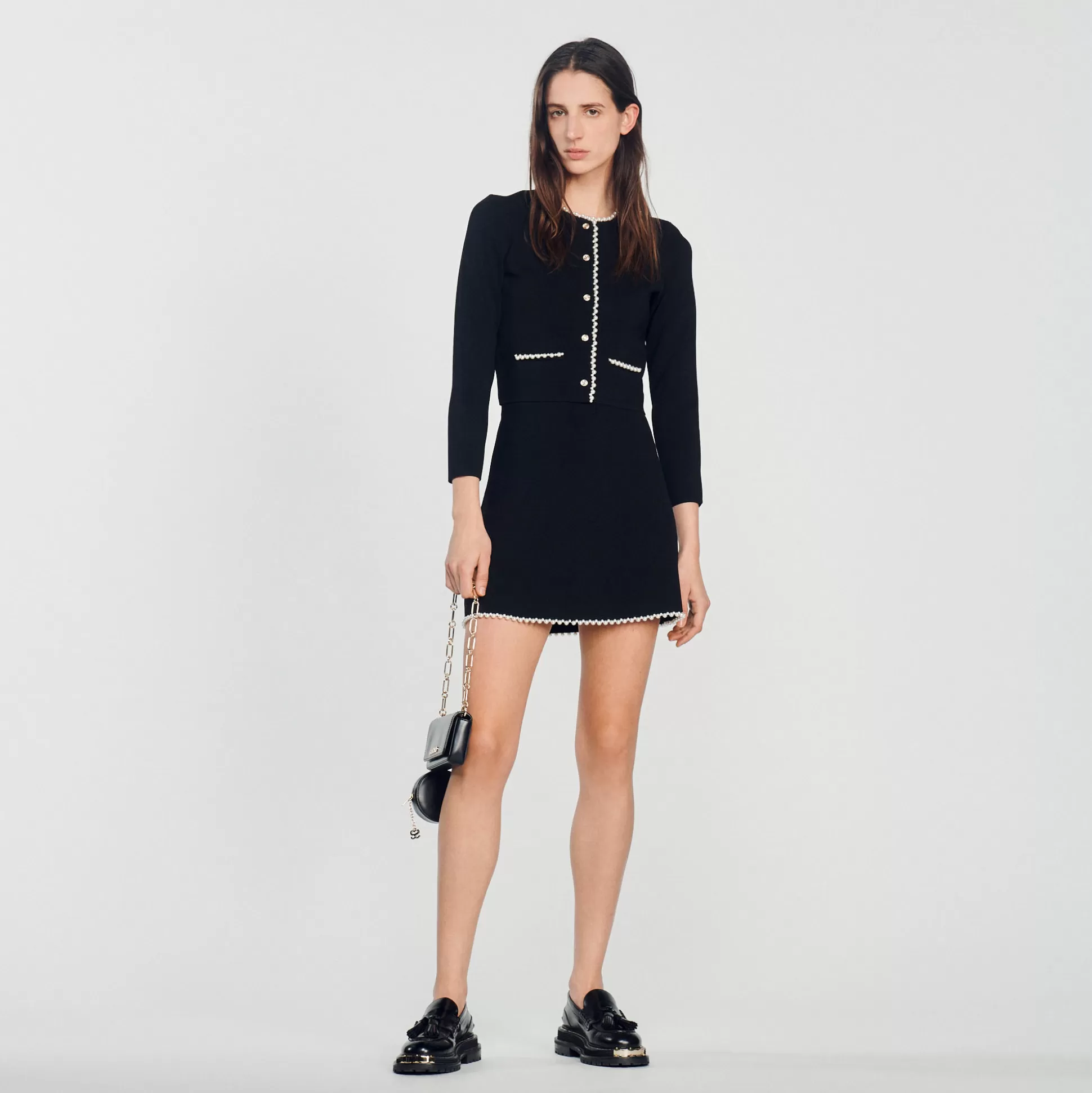 Best Sale Giacca Ornata Da Perle Donna Maglieria & Cardigan