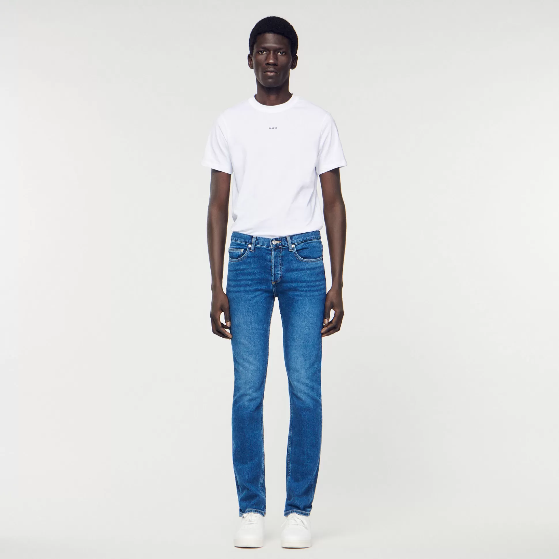 Hot Jeans Slim Con Lavaggio Waterless Uomo Jeans